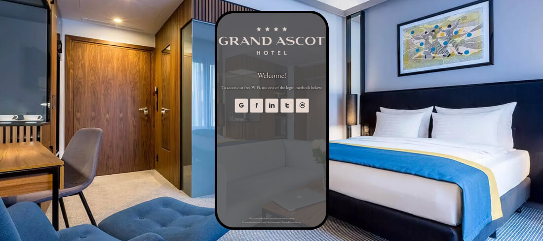 Grand Ascot Social WiFi Amplifying Reviews Guest Retention