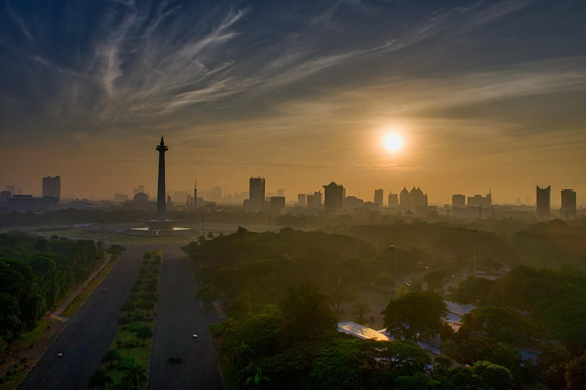 Panoramę Dżakarty