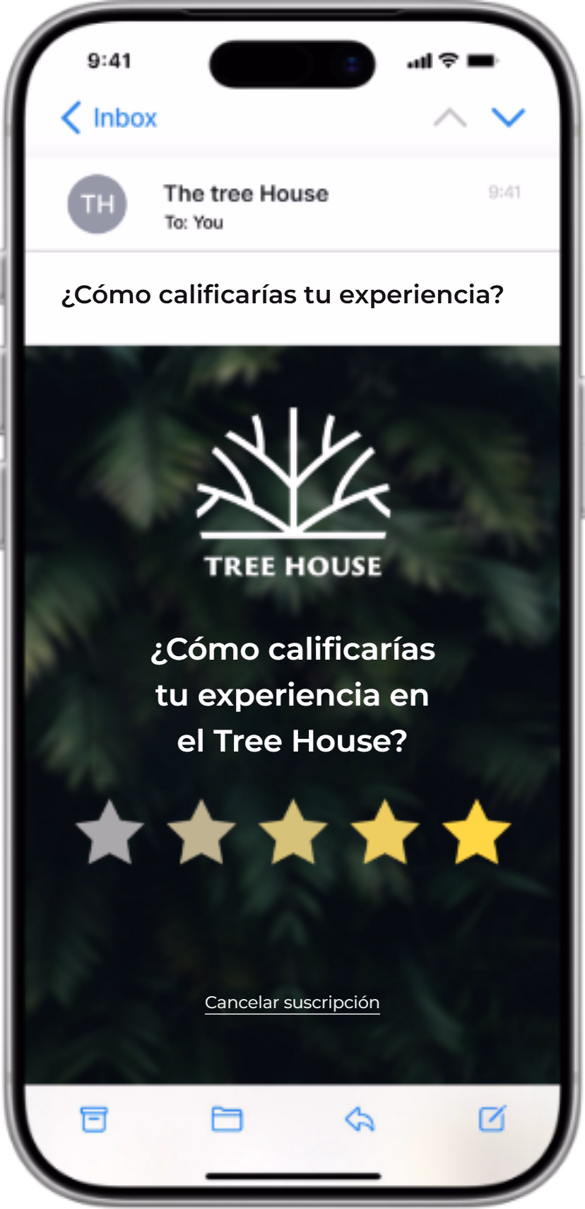 Página de Calificación del Local