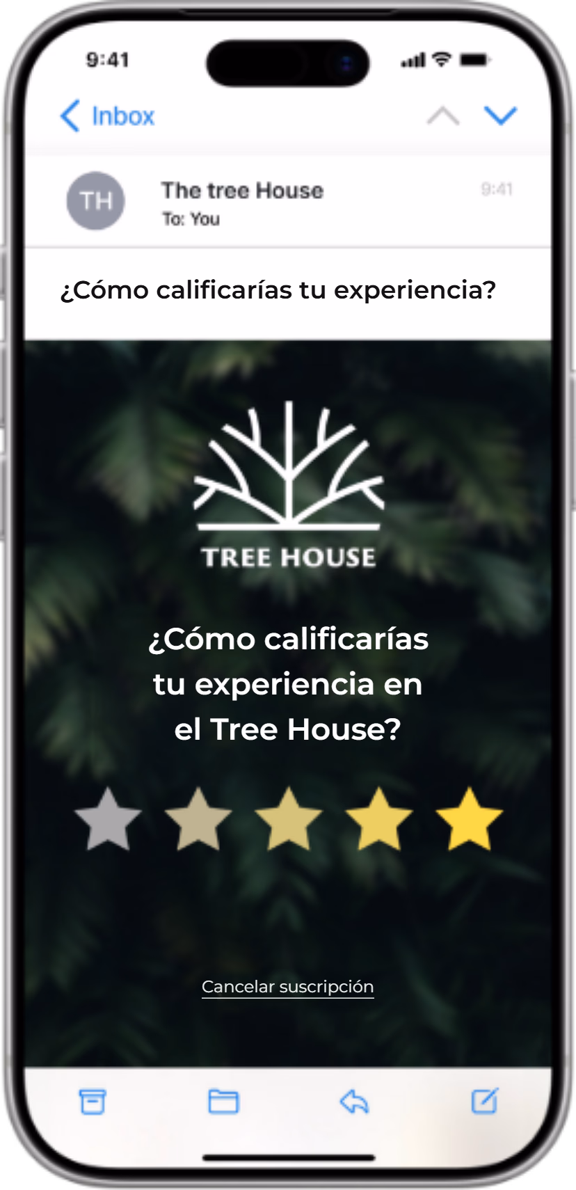 Página de Calificación del Local
