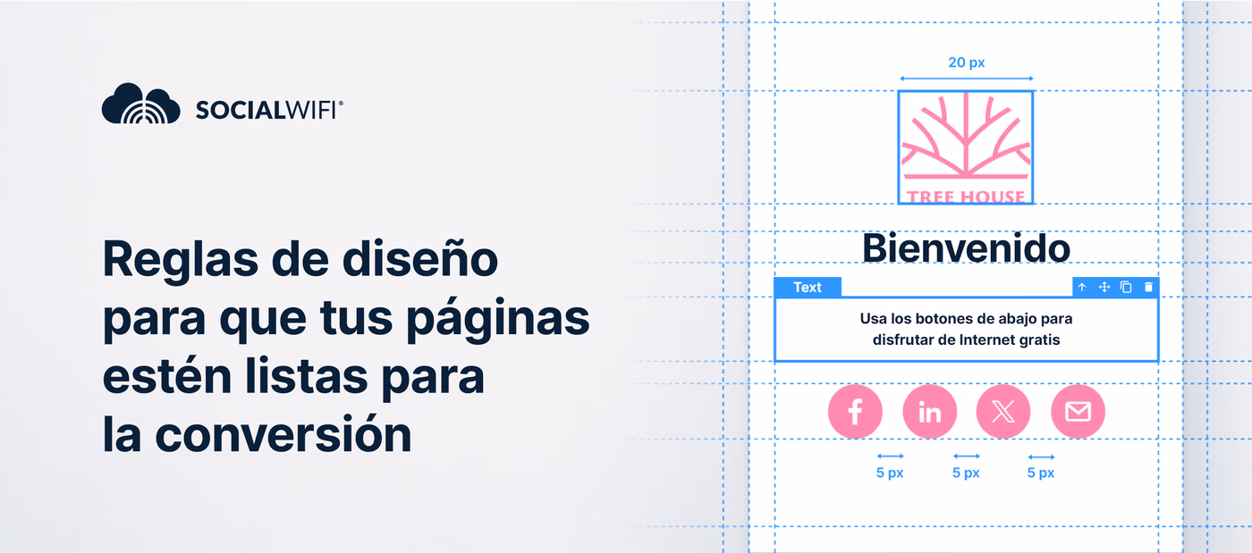 Descubre los nuevos consejos de diseño de Social WiFi para portales de acceso y correos electrónicos