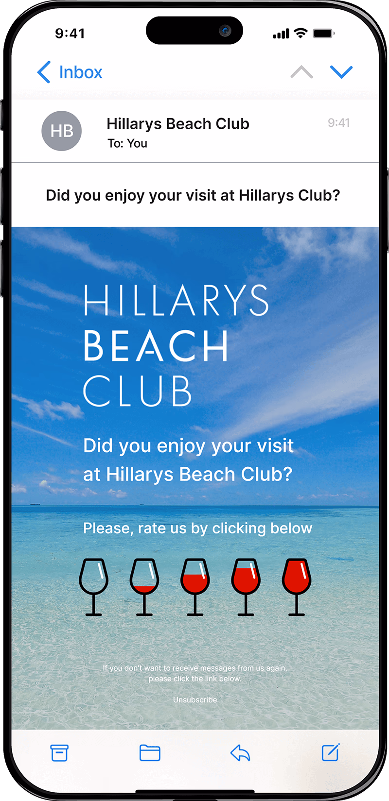 Hillarys Beach Club Review Email