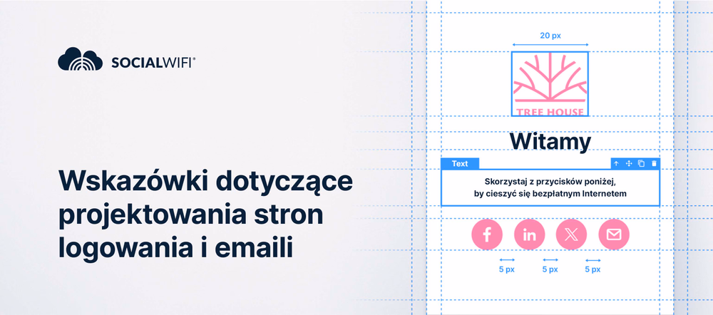 Odkryj nowe wskazówki Social WiFi dotyczące projektowania stron logowania i e-maili