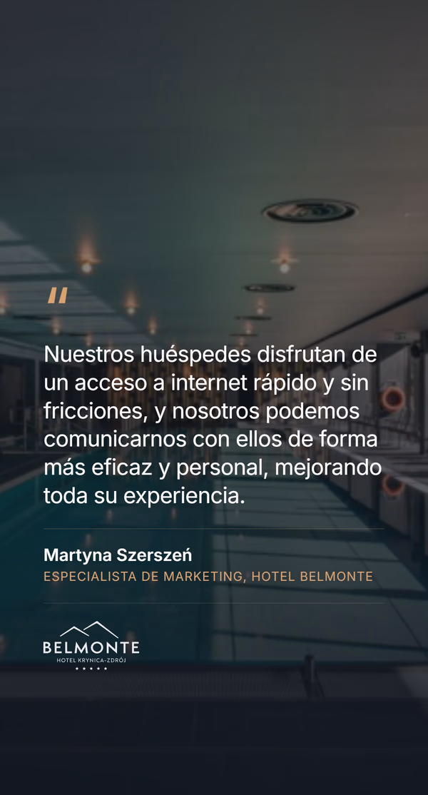Testimonio: Martyna Szerszeń, Hotel Belmonte