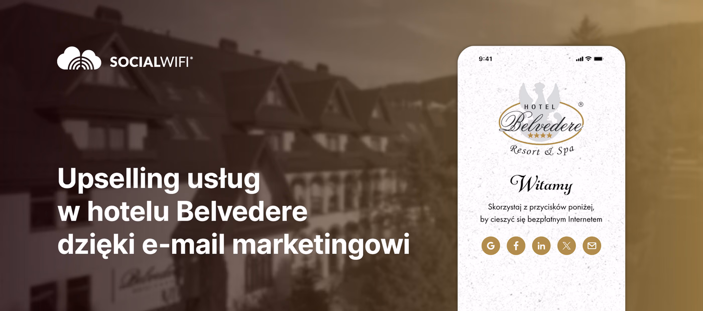 Upselling usług w hotelu Belvedere dzięki e-mail marketingowi