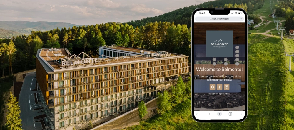 Cómo Social WiFi transformó la estrategia de captación de clientes del Hotel Belmonte en Polonia