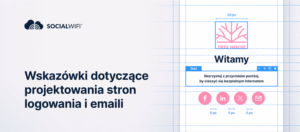 Odkryj nowe wskazówki Social WiFi dotyczące projektowania stron logowania i e-maili