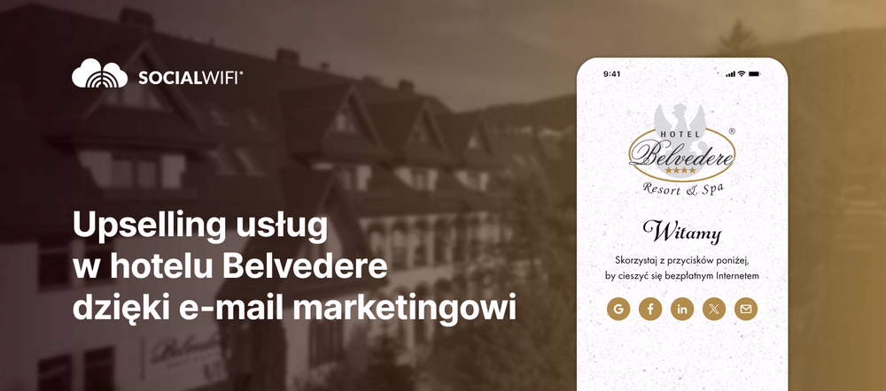 Upselling usług w hotelu Belvedere dzięki e-mail marketingowi