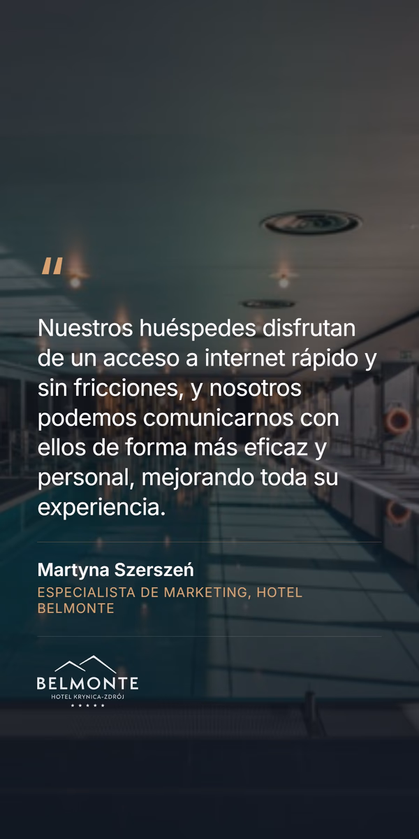 Testimonio: Martyna Szerszeń, Hotel Belmonte
