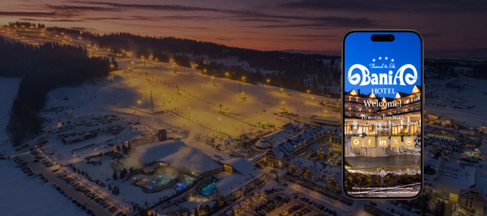 Social WiFi in Hotel Bania Thermal & Ski